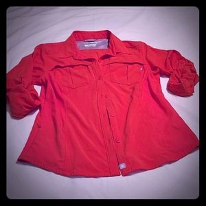 Pink Women's Columbia Shirt Size Medium Active